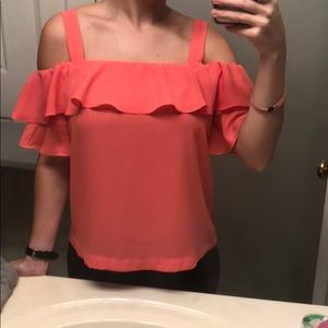 J Crew shoulder cut out top!